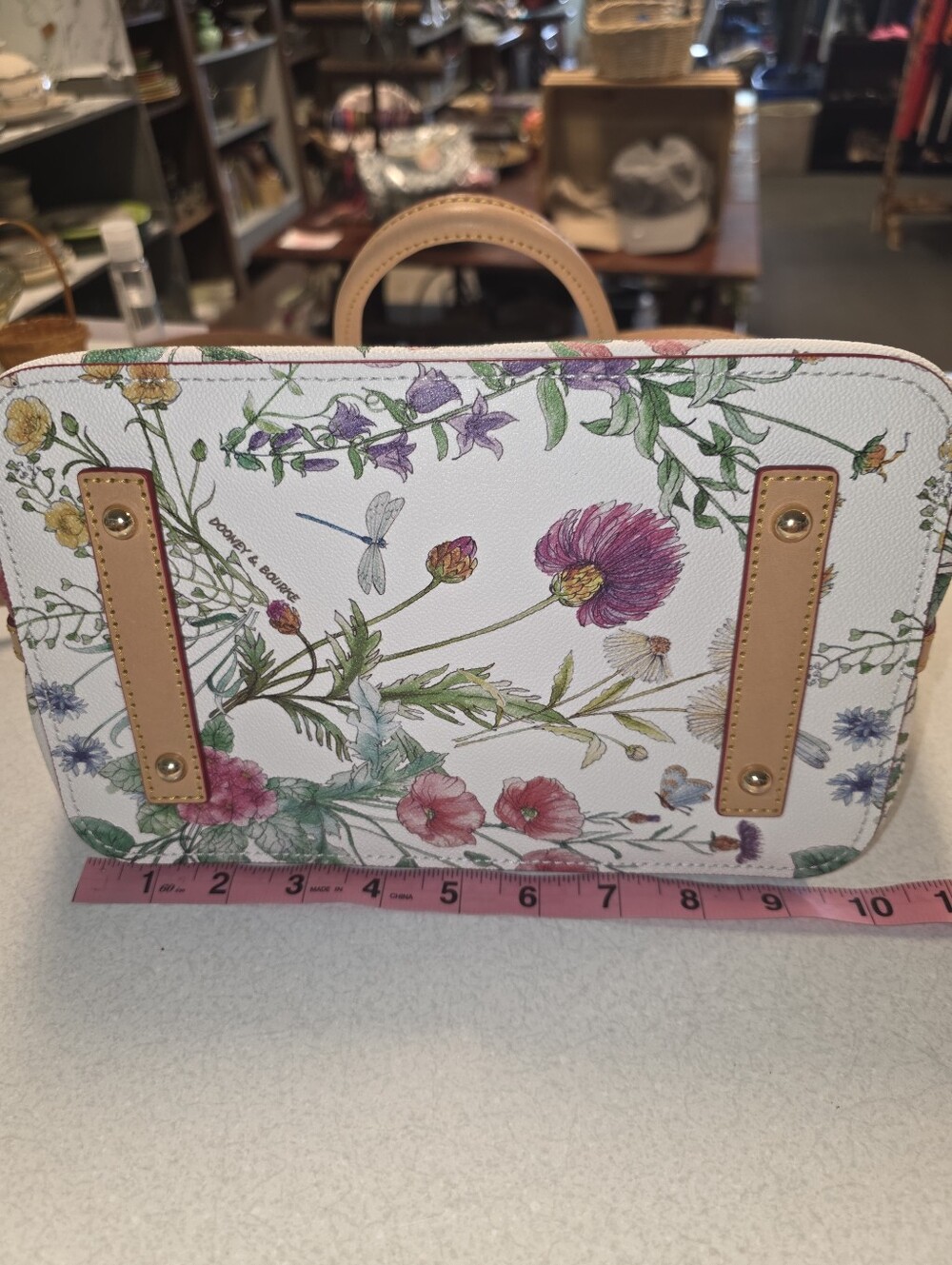 NWT Dooney & Bourke Geena Botanical Collection Satchel - Picture 9 of 10